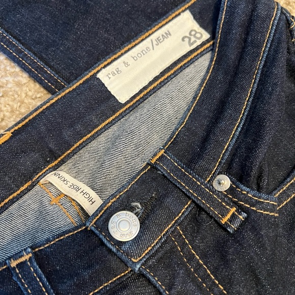 Women’s Rag & Bone High Rise Skinny Jeans - Picture 8 of 8